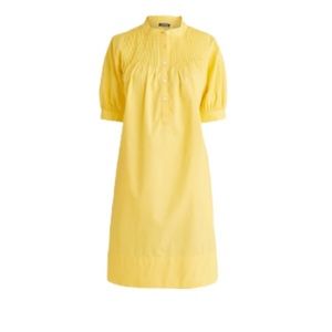 NWT J. Crew Short-sleeve mini shirtdress in cotton poplin - S